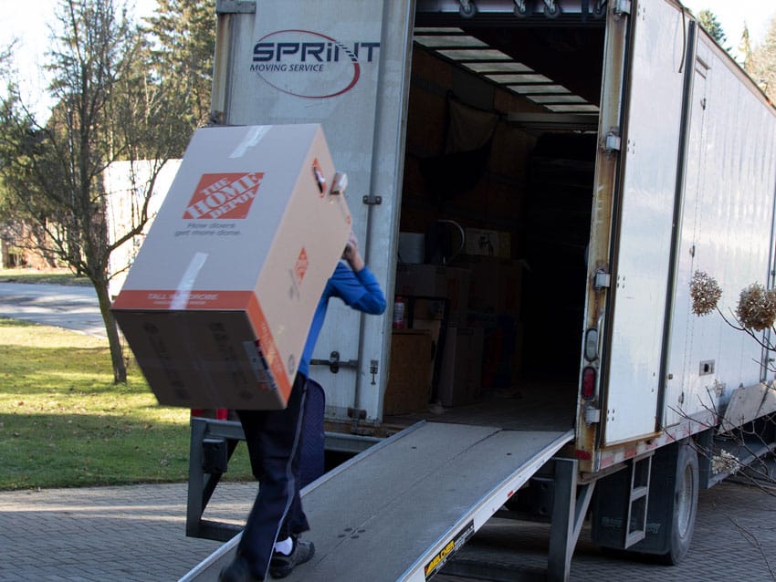 Residential moving service